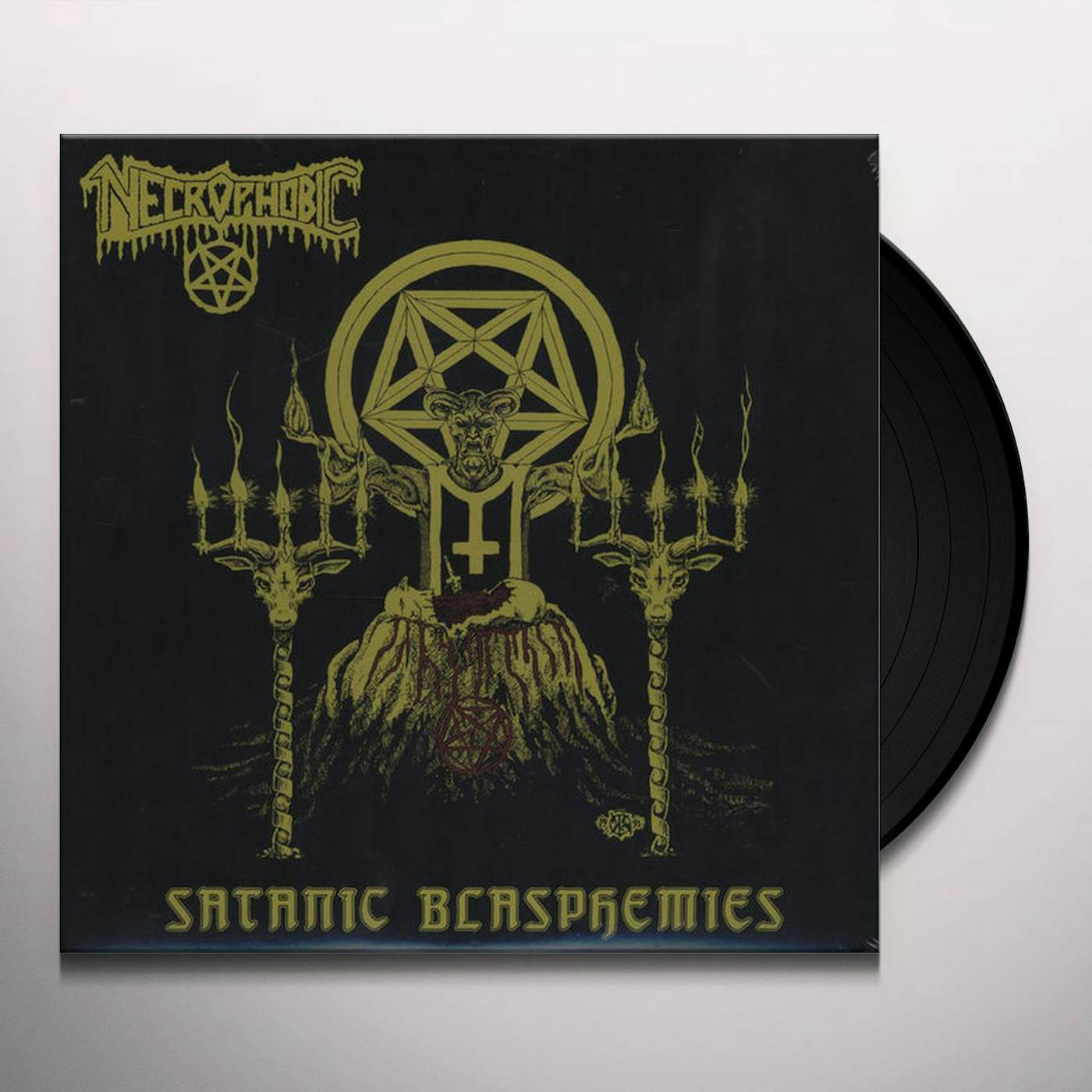 Necrophobic Satanic Blasphemies Vinyl Record