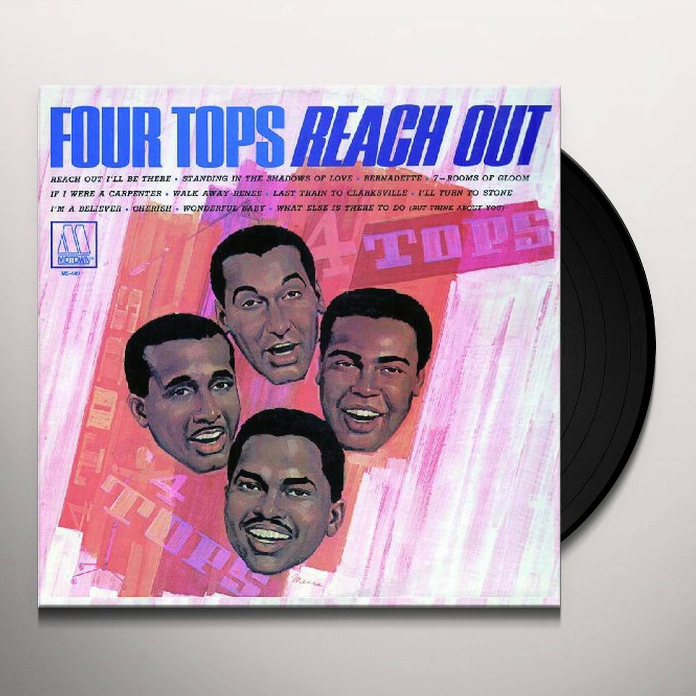 Four Tops REACH OUT Vinyl Record - Holland Release