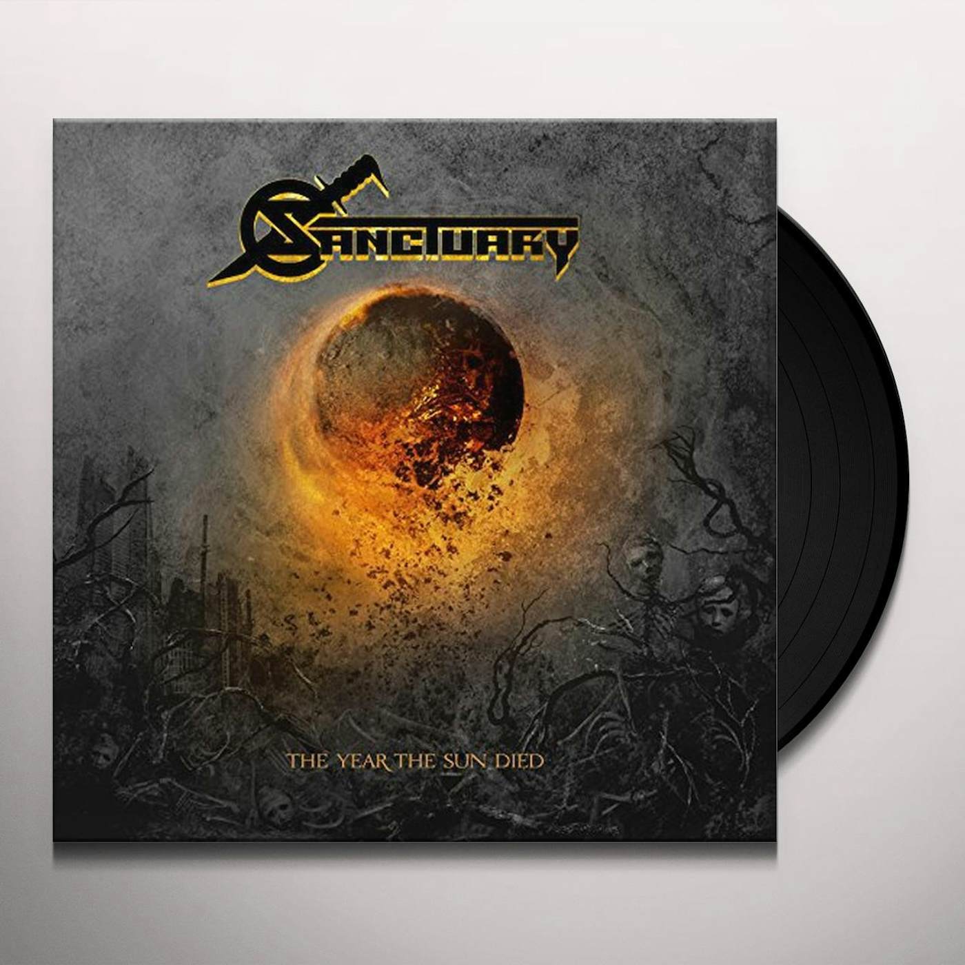 Sanctuary YEAR THE SUN DIED Vinyl Record