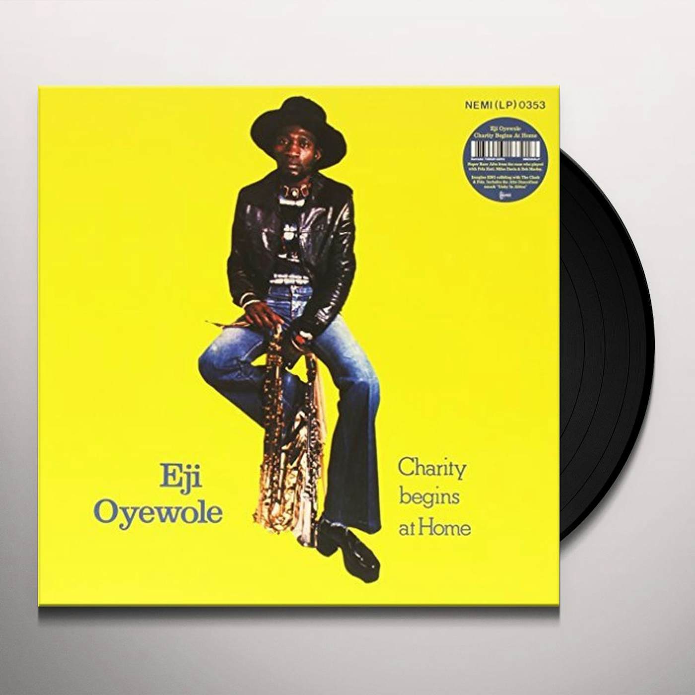 Eji Oyewole CHARITY BEGINS AT HOME Vinyl Record - UK Release