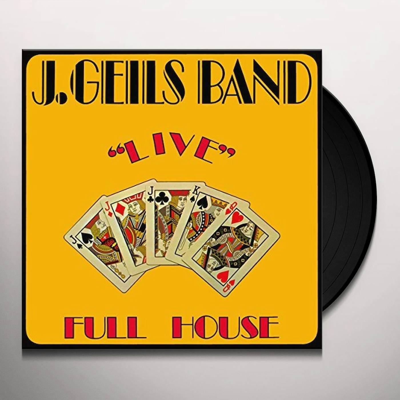 The J. Geils Band LIVE FULL HOUSE Vinyl Record