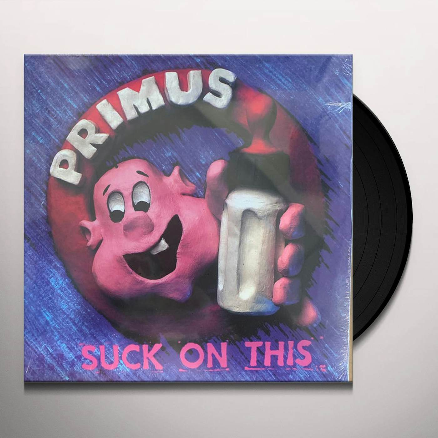 Primus SUCK ON THIS (COBALT BLUE VINYL/REMASTERED/REISSUE) Vinyl Record