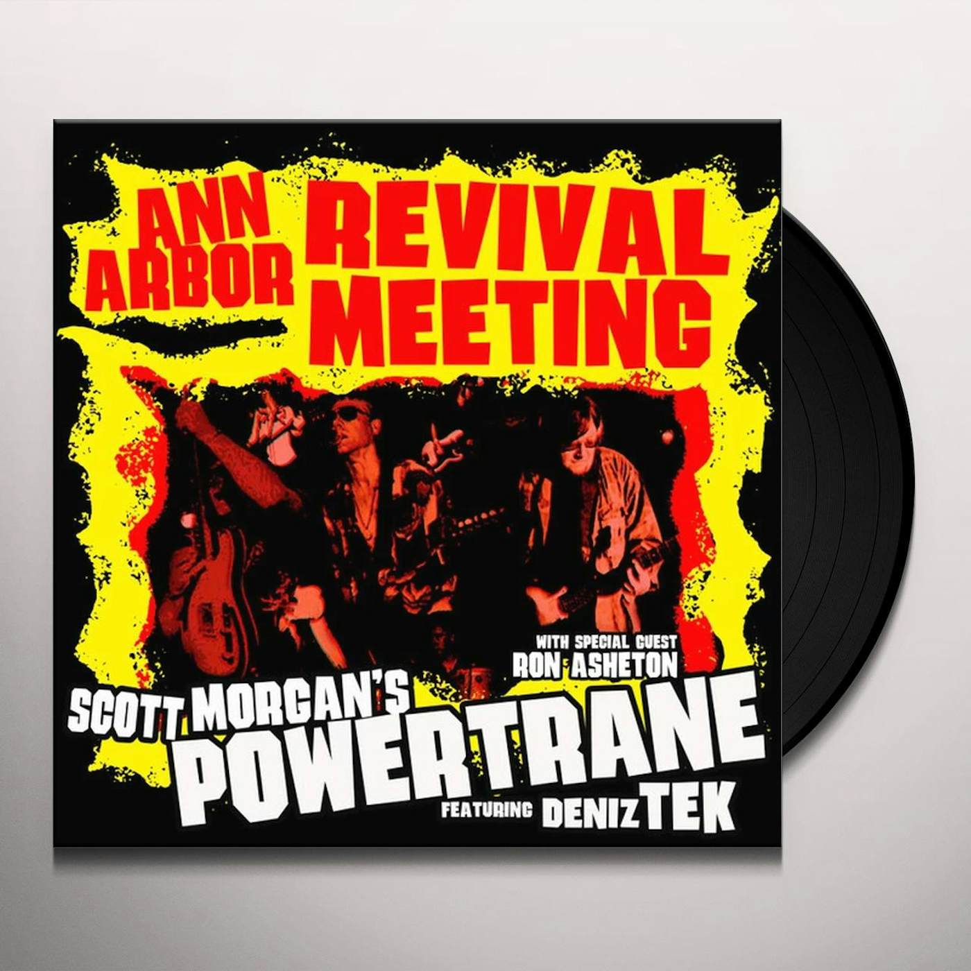 Scott Morgan / Powertrane ANN ARBOR REVIVAL MEETING Vinyl Record