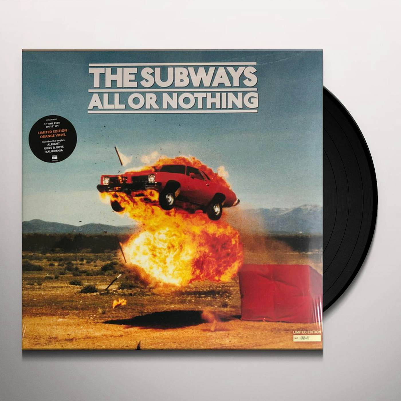The Subways All or Nothing Vinyl Record
