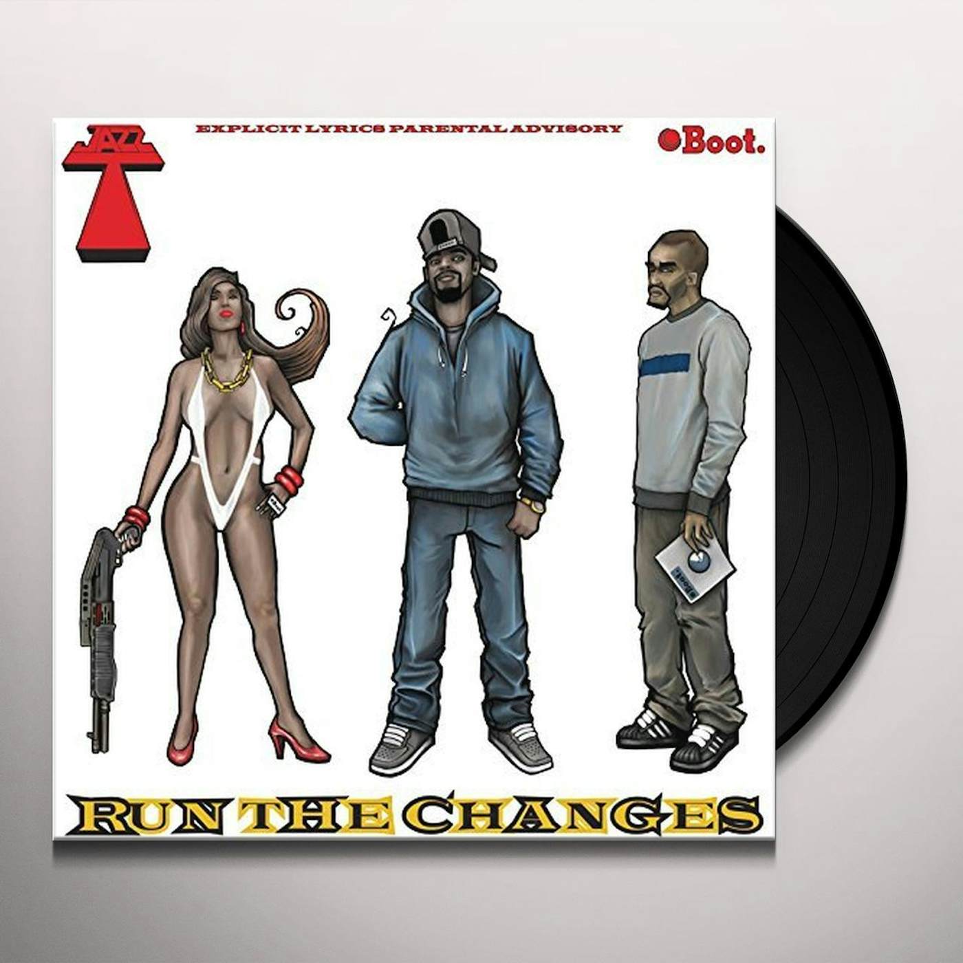 Jazz T RUN THE CHANGES Vinyl Record