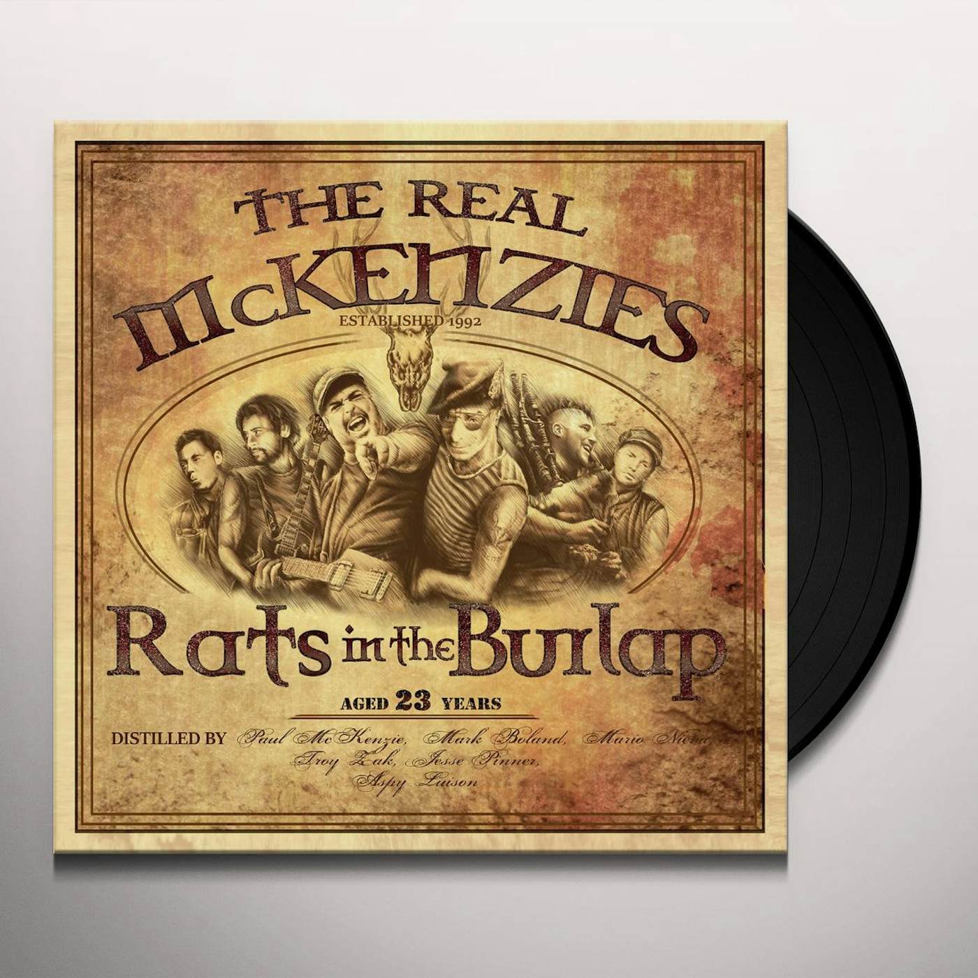The Real McKenzies Rats In The Burlap Vinyl Record