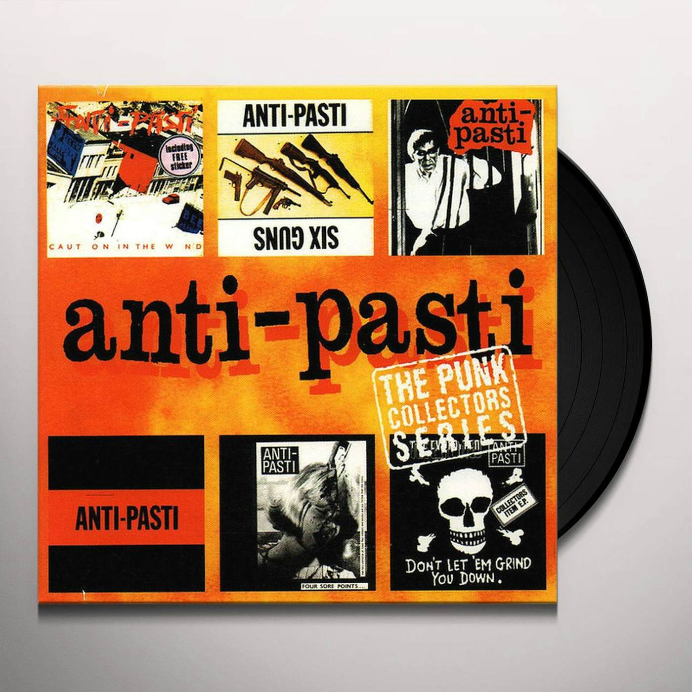Anti-Pasti PUNK SINGLES COLLECTION (RED VINYL) Vinyl Record