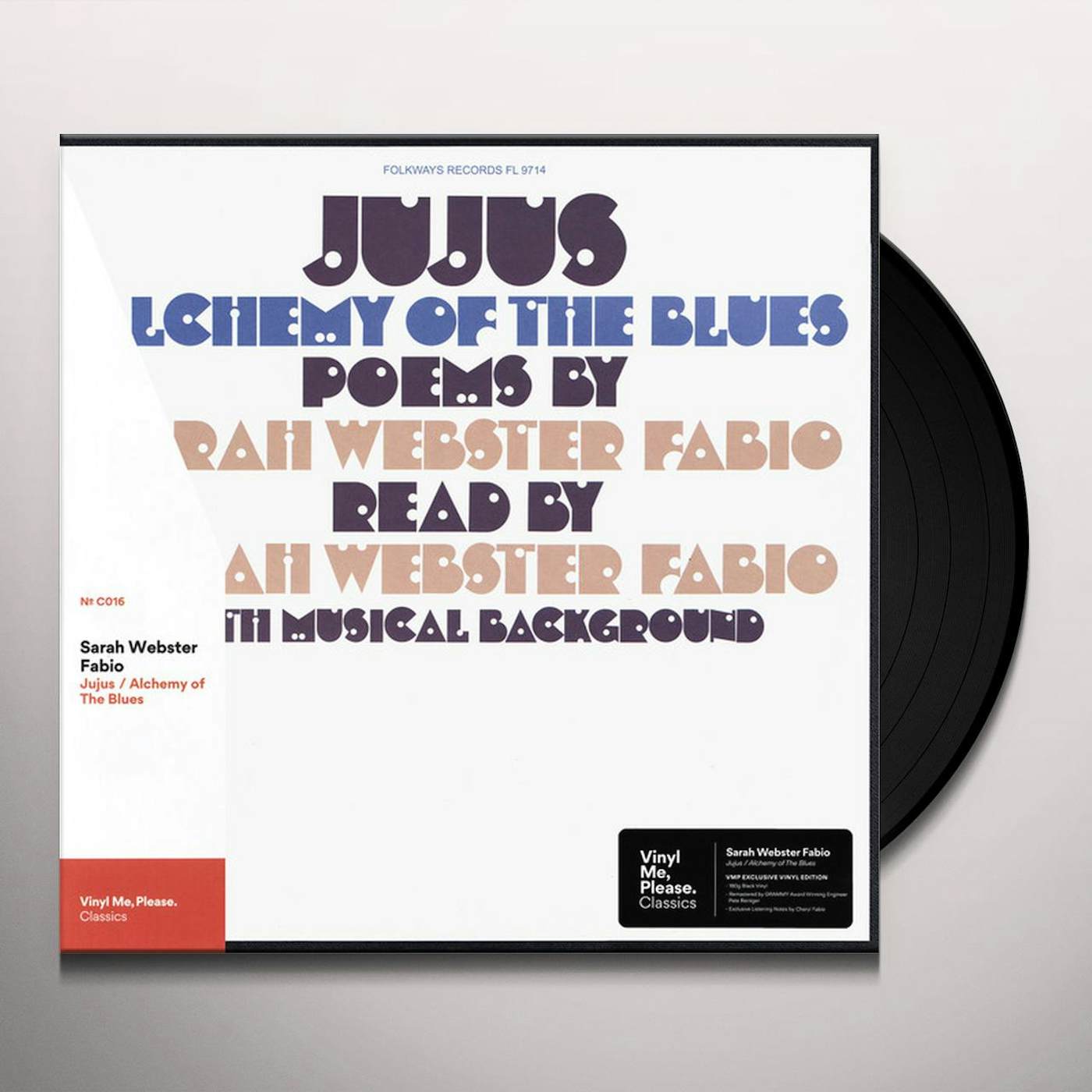 JUJUS/ALCHEMY OF THE BLUES: POEMS BY SARAH WEBSTER FABIO Vinyl Record
