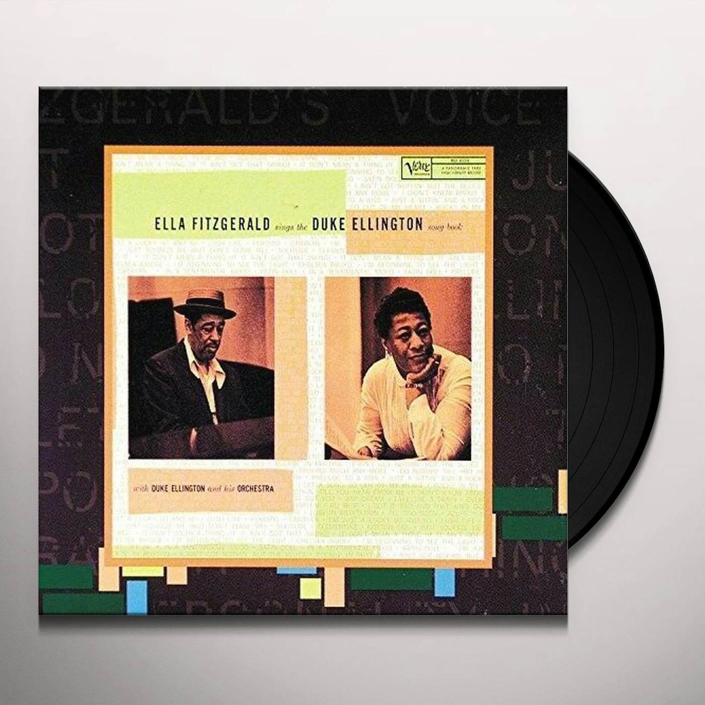 Ella Fitzgerald SINGS THE DUKE ELLINGTON SONGBOOK Vinyl Record