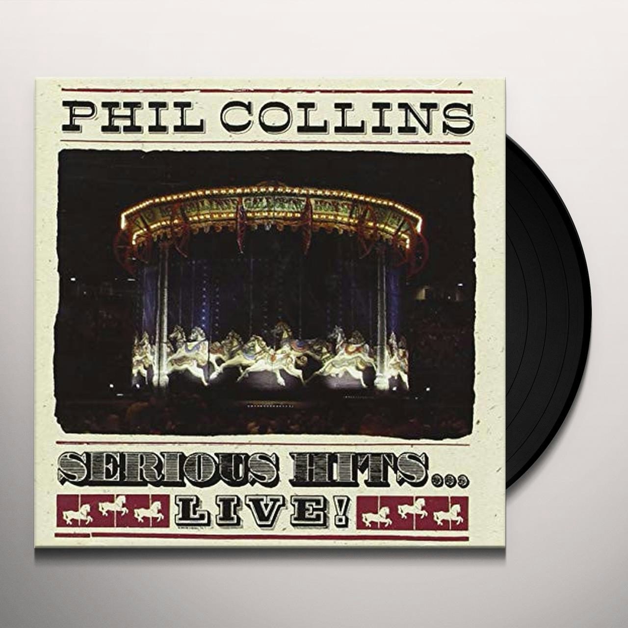 SERIOUS HITS LIVE Vinyl Record - Phil Collins