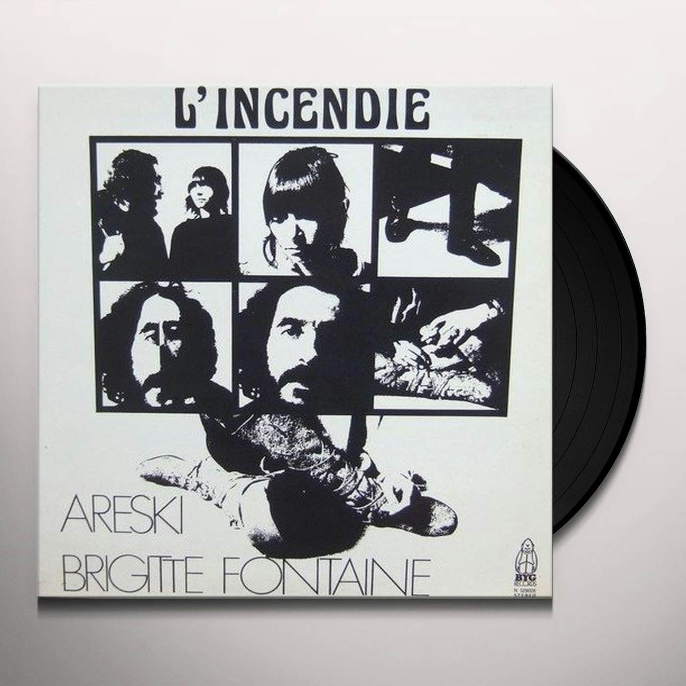 Brigitte Fontaine L'INCENDIE Vinyl Record