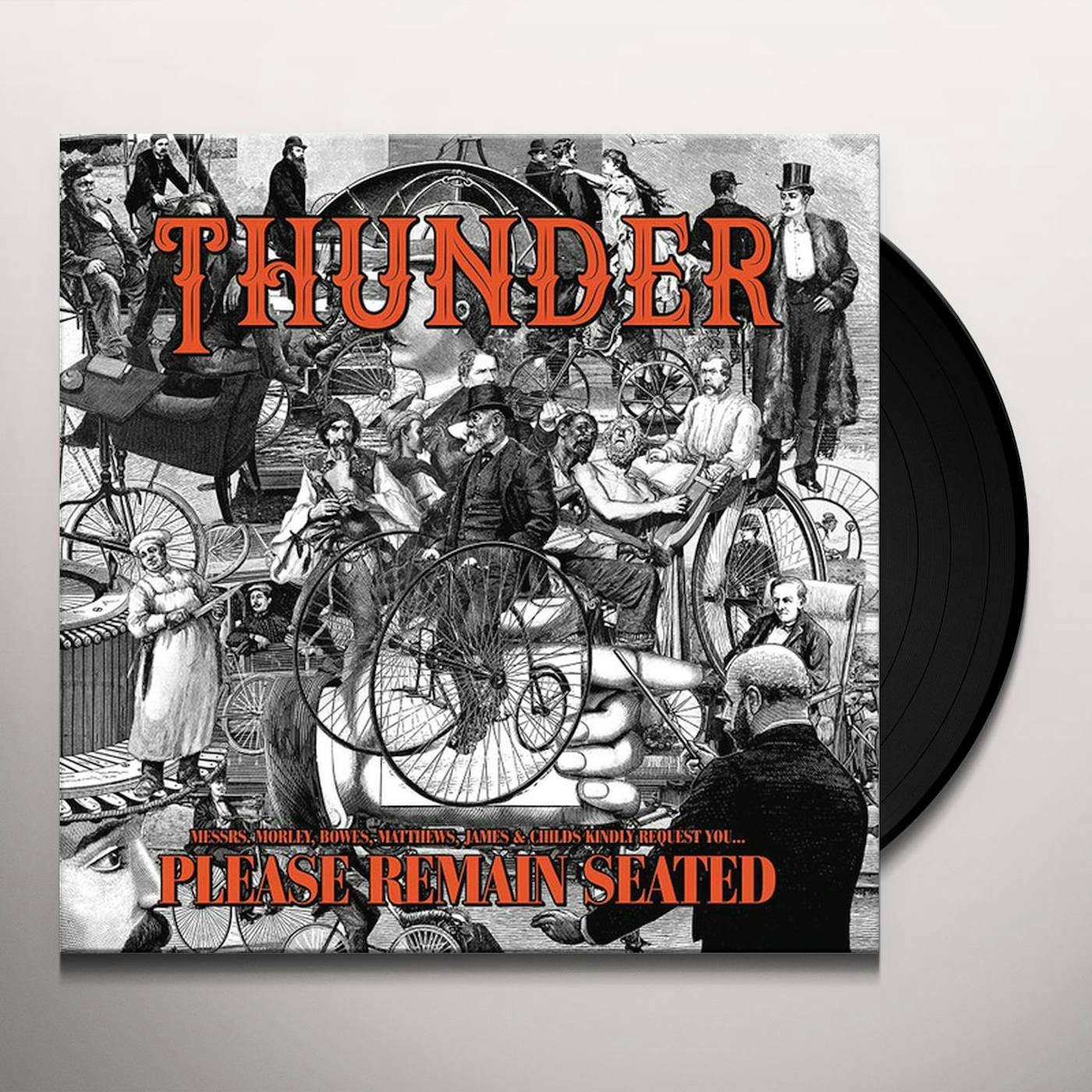 Thunder PLEASE REMAIN SEATED (LIMITED EDITION/ORANGE VINYL) Vinyl Record