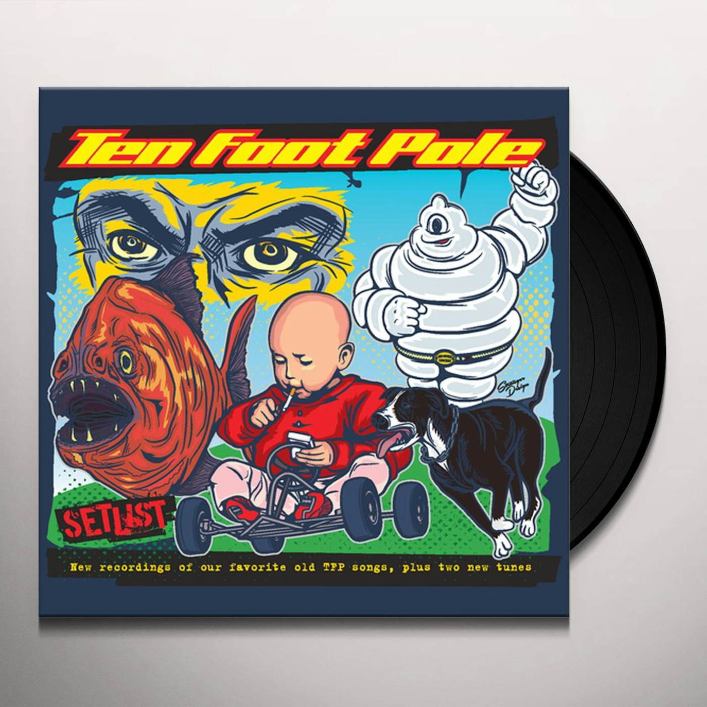 Ten Foot Pole Setlist Vinyl Record