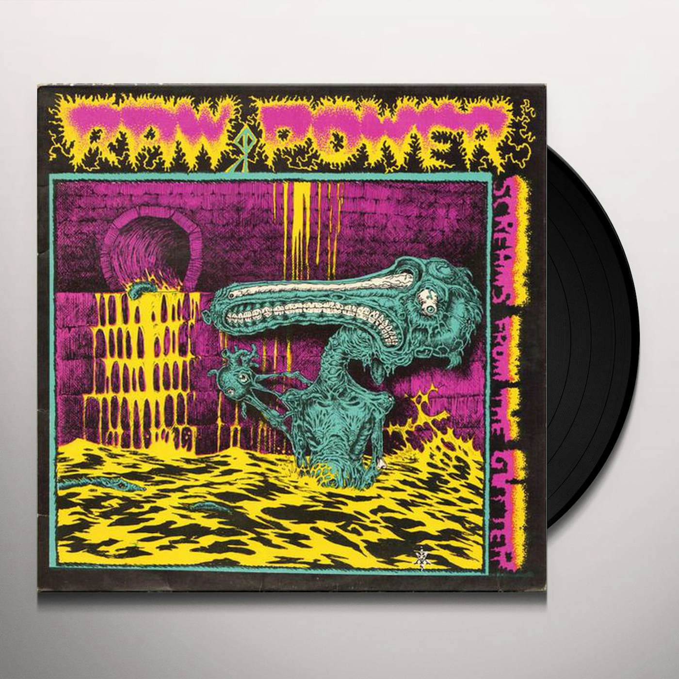 Raw Power SCREAMS FROM THE GUTTER: 35TH ANNIVERSARY Vinyl Record