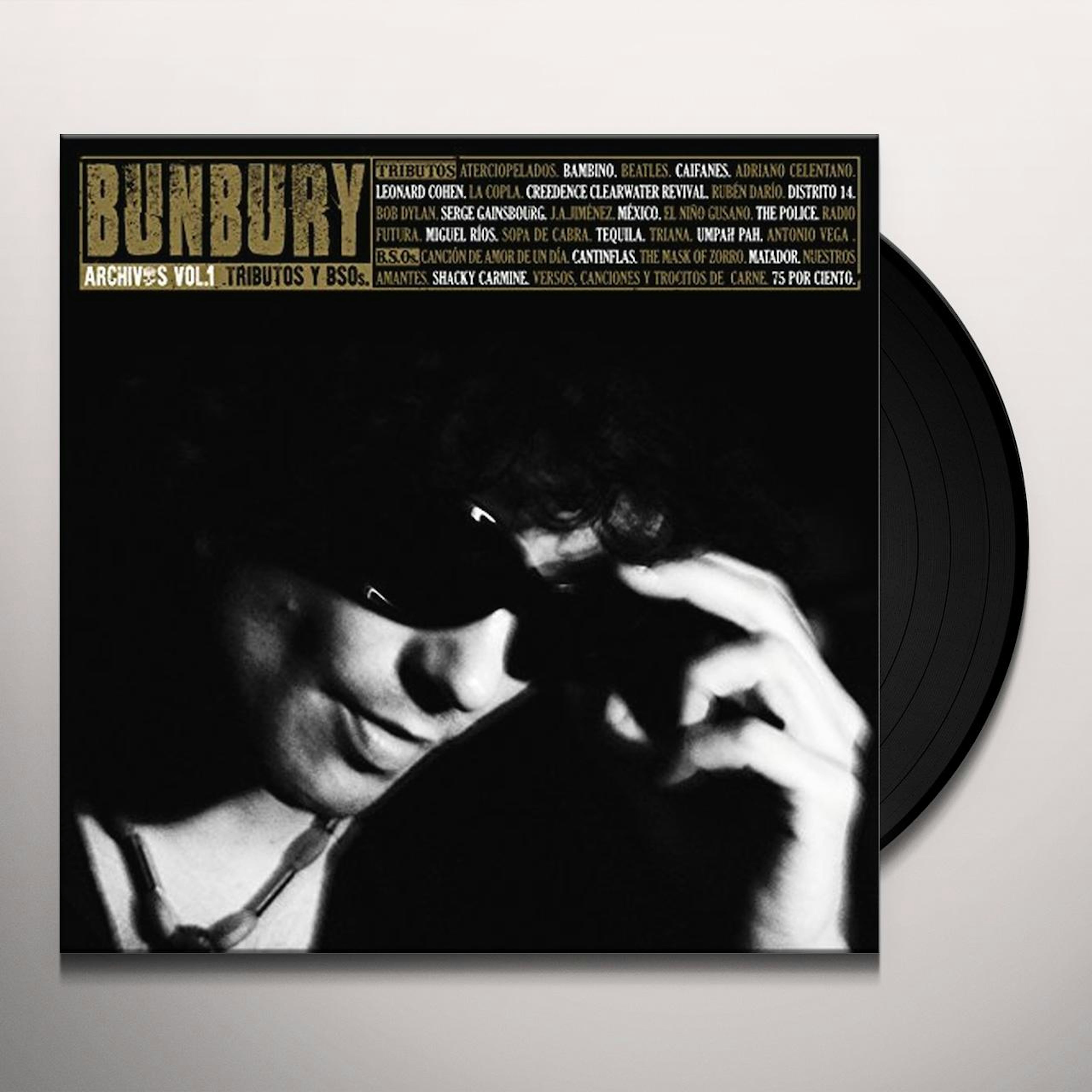 Fe ciega atmósfera Discreto Bunbury ARCHIVOS VOL 1: TRIBUTOS Y BSOS Vinyl Record