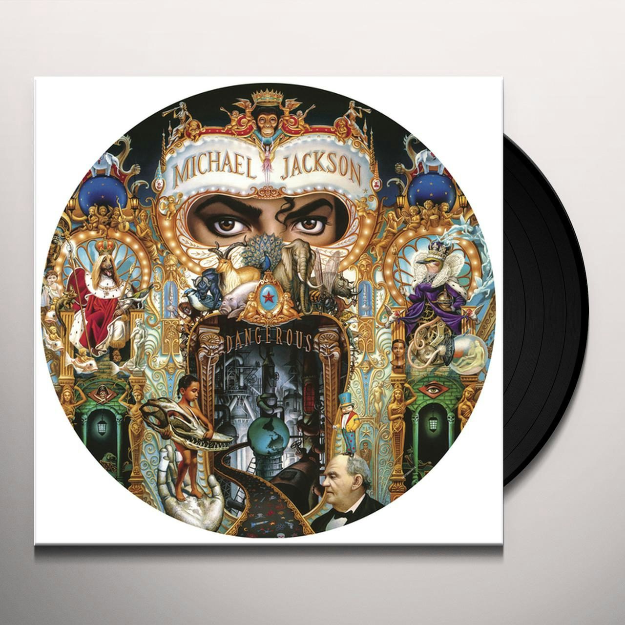 Michael Jackson Dangerous Vinyl Record