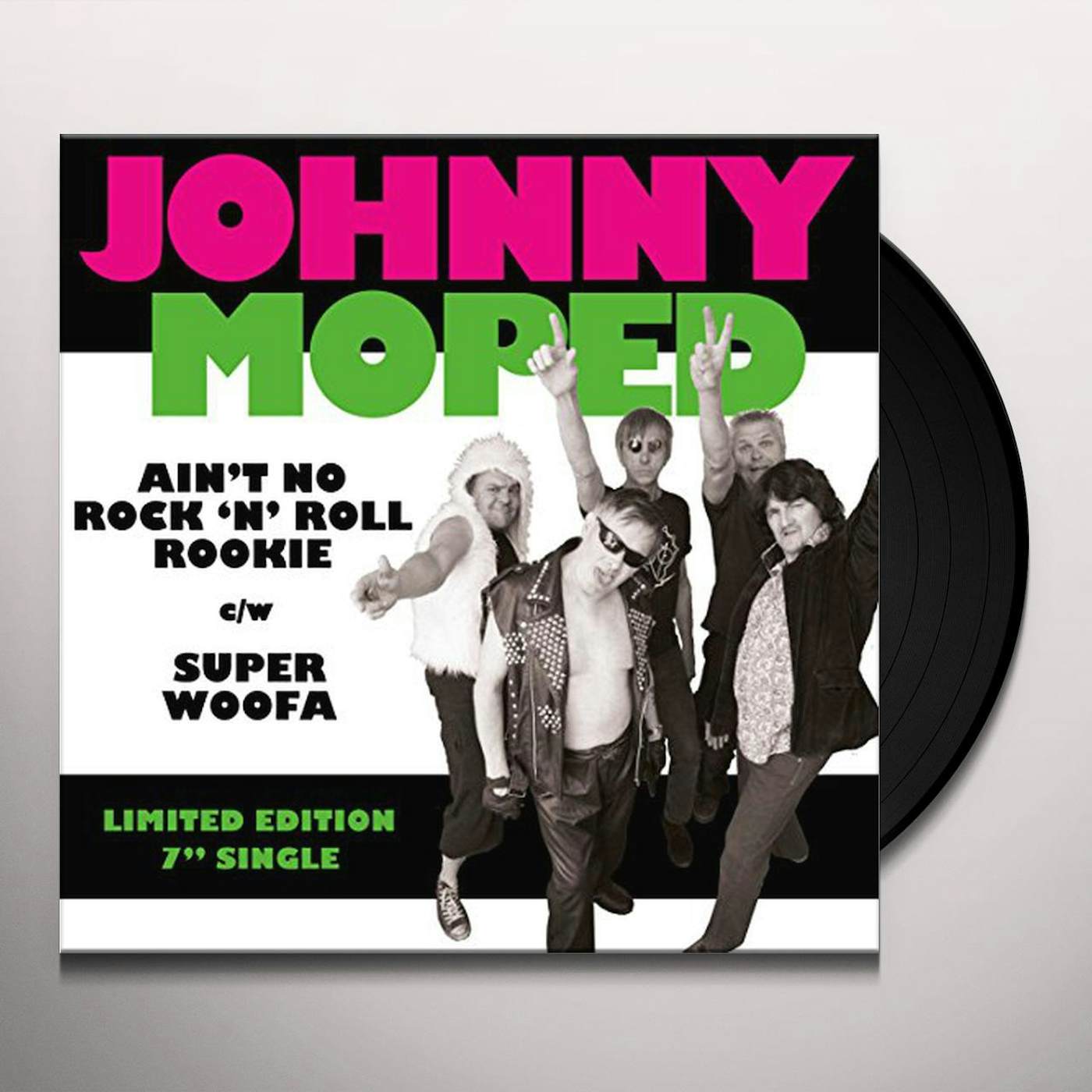 Johnny Moped AIN'T NO ROCK 'N' ROLL ROOKIE Vinyl Record