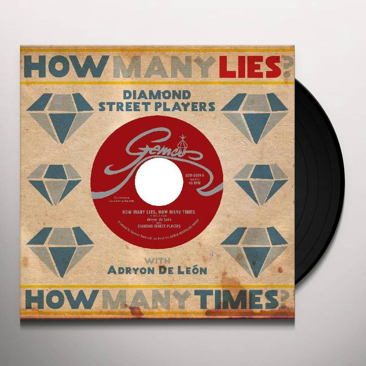 Diamond Street Players HOW MANY LIES HOW MANY TIMES Vinyl Record