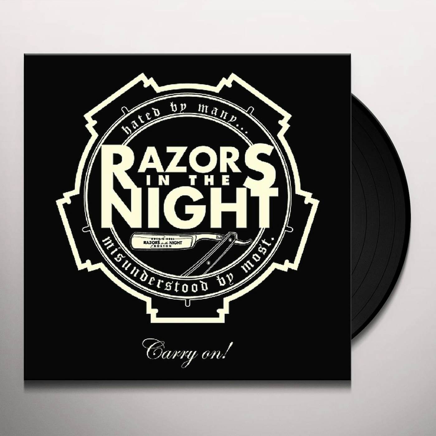 Razors In The Night CARRY ON Vinyl Record