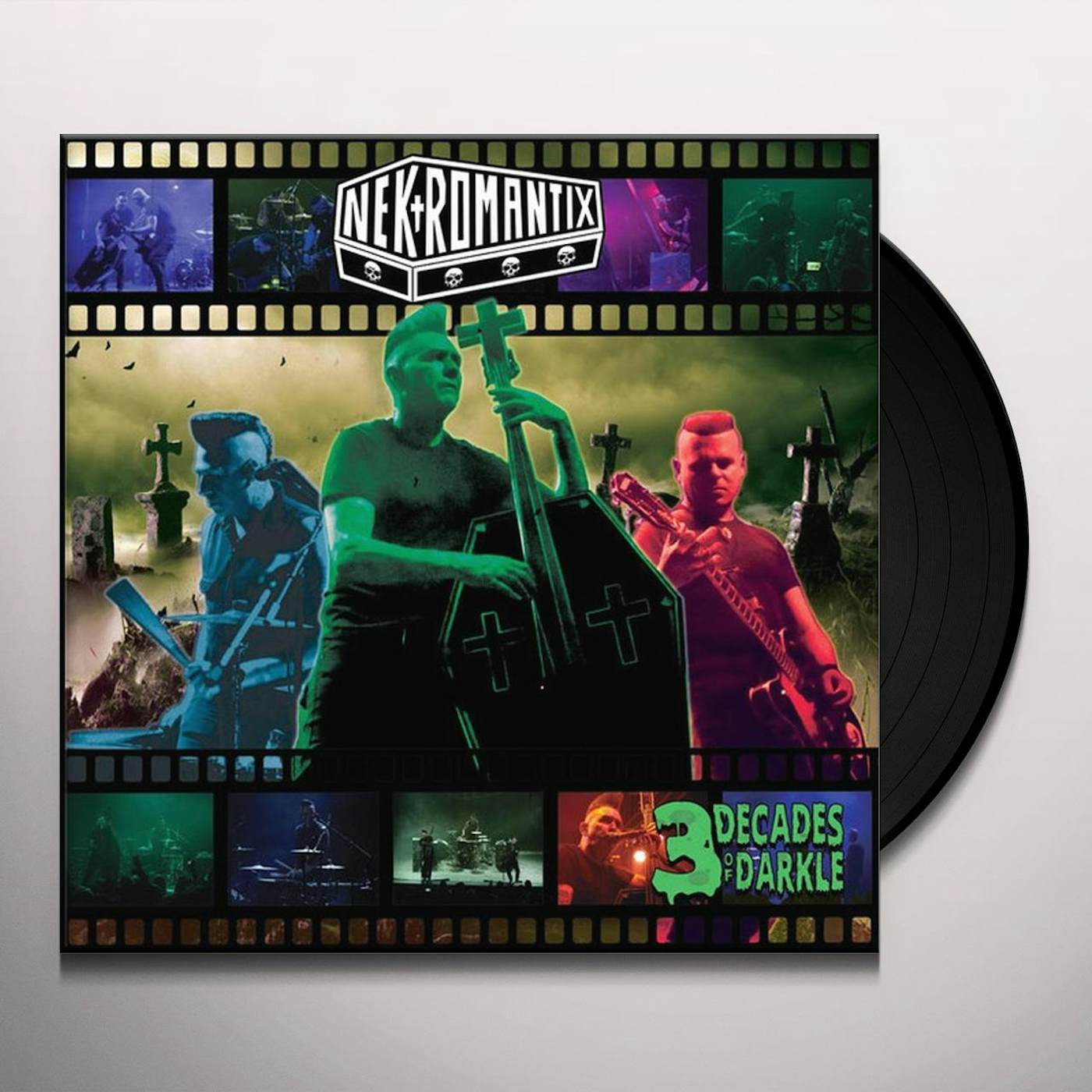 Nekromantix 3 DECADES OF DARKLE Vinyl Record