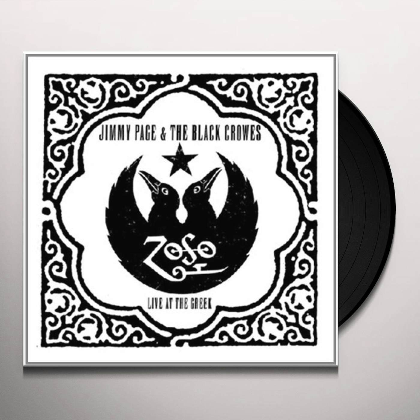 Jimmy Page & Black Crowes Live At The Greek Vinyl Record