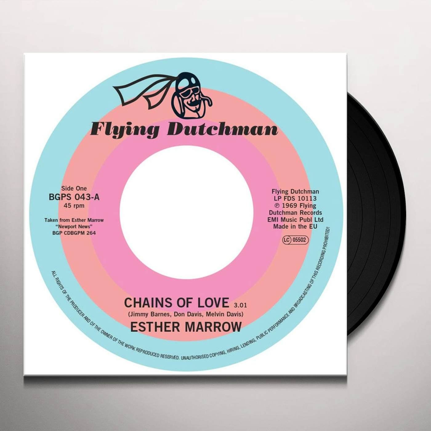 Esther Marrow Chains Of Love / Walk Tall Vinyl Record
