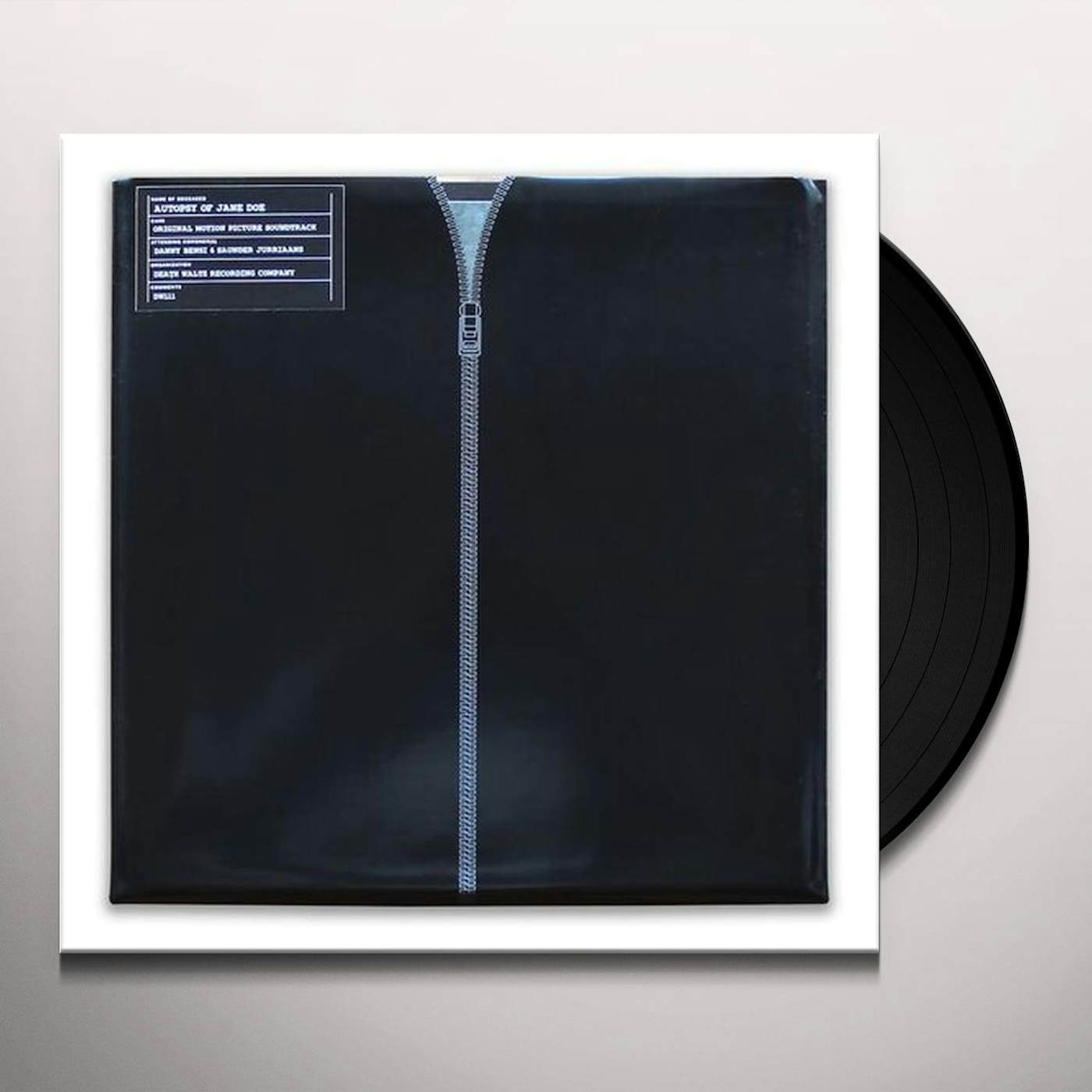 Danny Bensi and Saunder Jurriaans THE AUTOPSY OF JANE DOE (ORIGINAL SOUNDTRACK) Vinyl Record