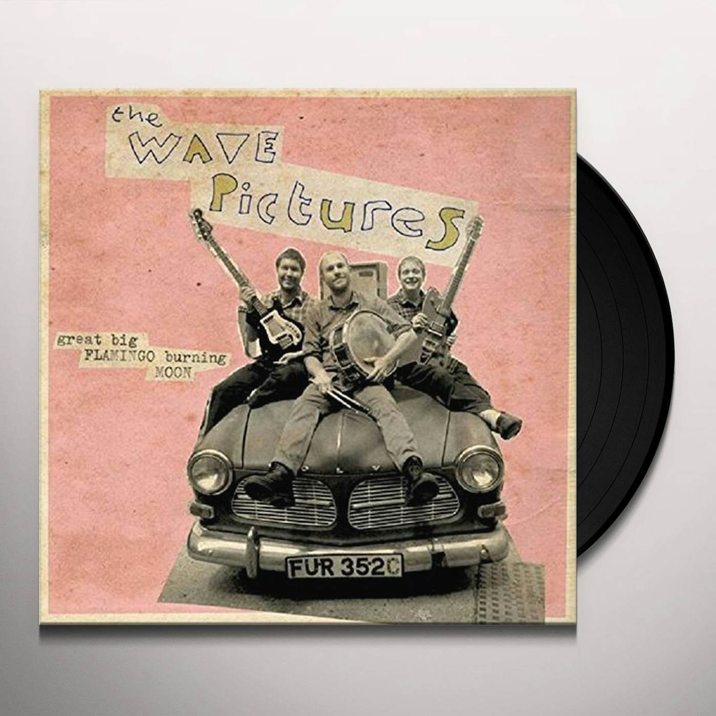 The Wave Pictures GREAT BIG FLAMINGO BURNING MOON Vinyl Record - UK Release