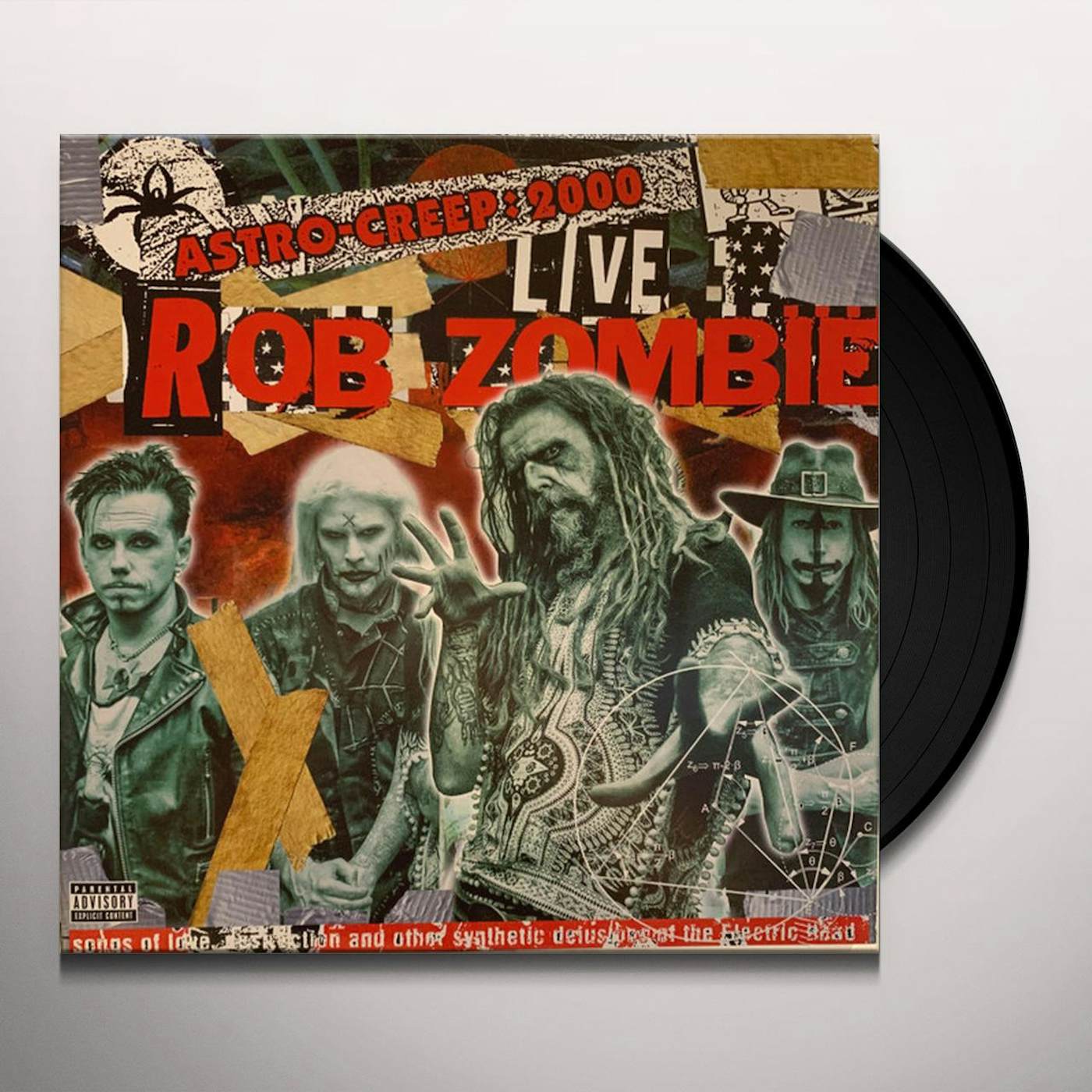 Rob Zombie ASTRO-CREEP: 2000 LIVE SONGS OF LOVE DESTRUCTION & OTHER SYNTHETIC Vinyl Record