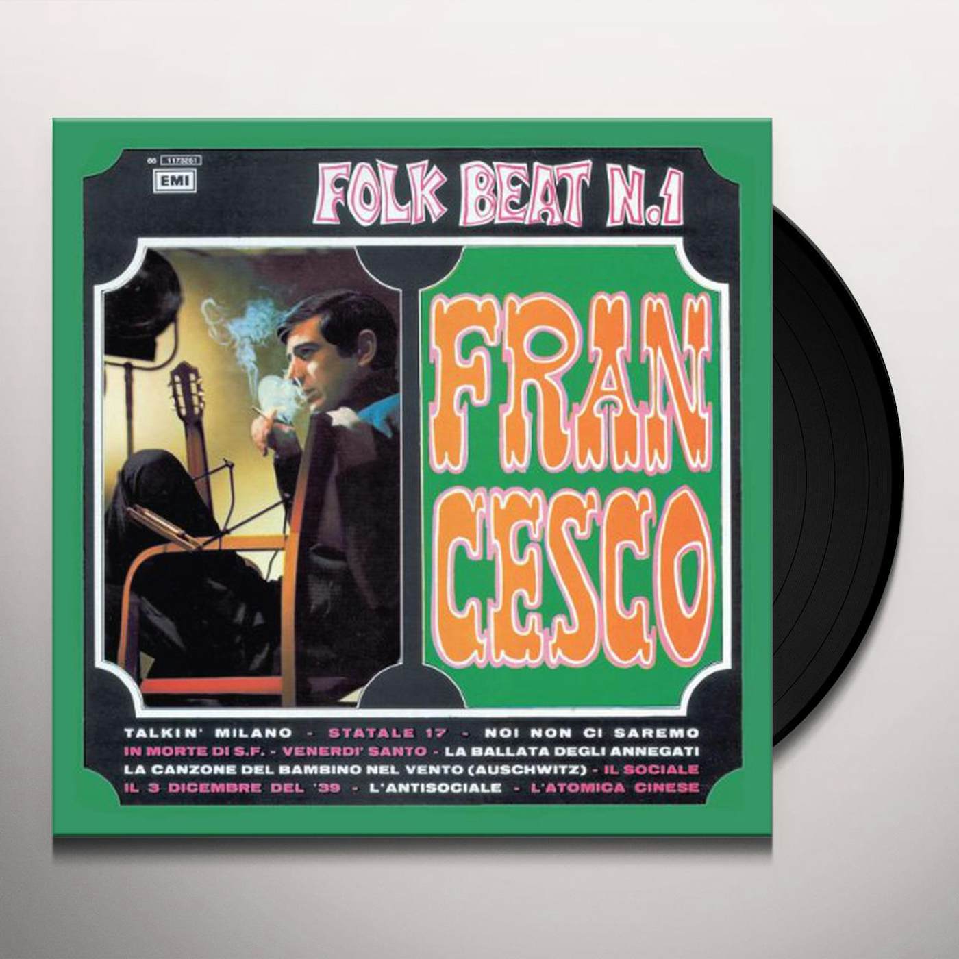 Francesco Guccini FOLK BEAT N1 Vinyl Record