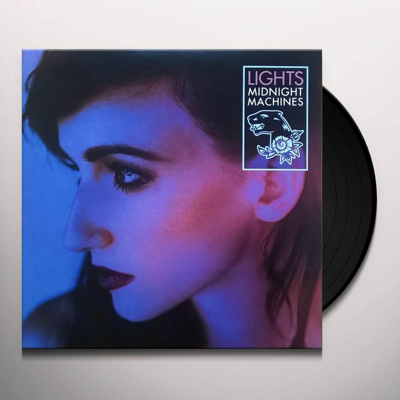 Lights MIDNIGHT MACHINES (CLEAR VINYL) Vinyl Record