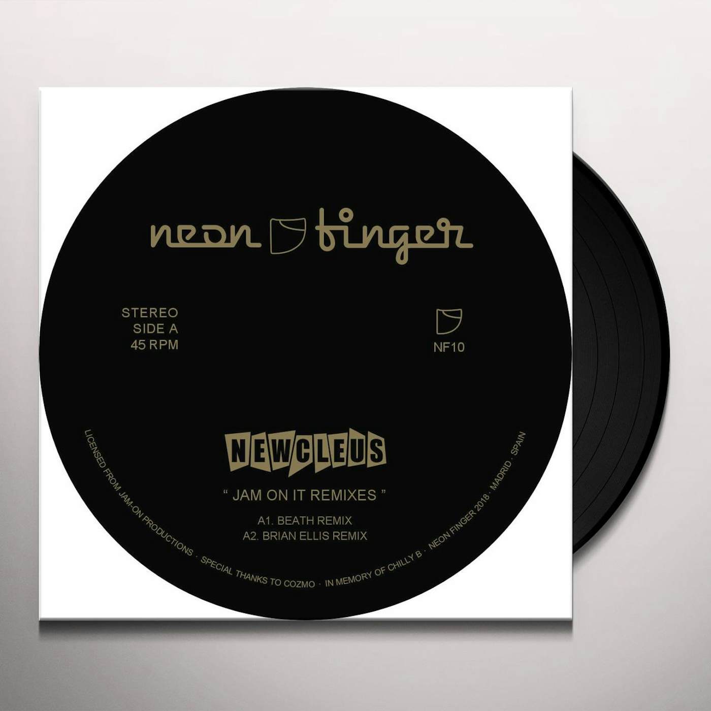 Newcleus Jam On It Remixes Vinyl Record