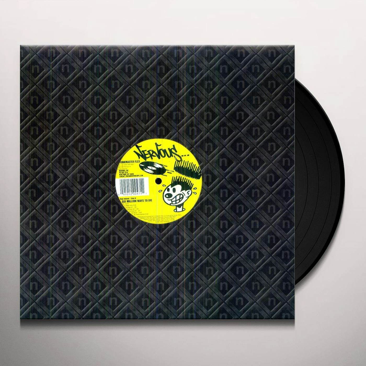 Funkmaster Flex SIX MILLION WAYS TO DIE / SAD & BLUE Vinyl Record