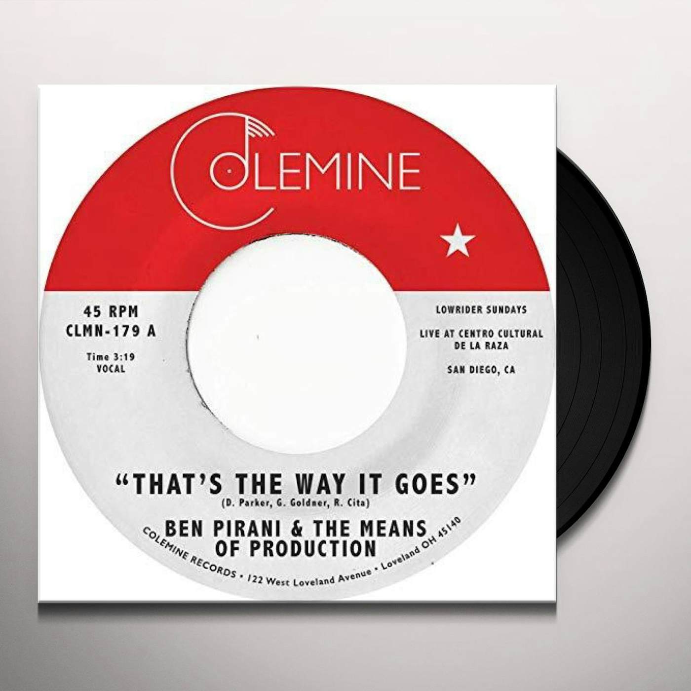 Ben Pirani That's The Way It Goes Vinyl Record