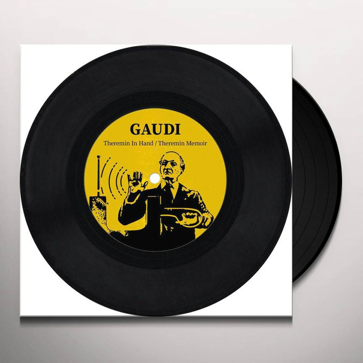 Gaudi Theremin in Hand Vinyl Record