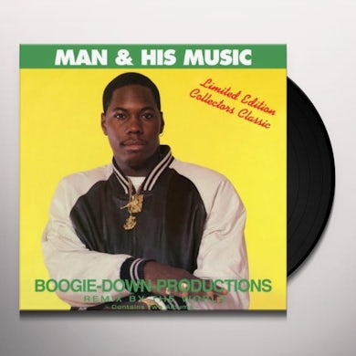 Boogie Down Productions MAN & HIS MUSIC Vinyl Record