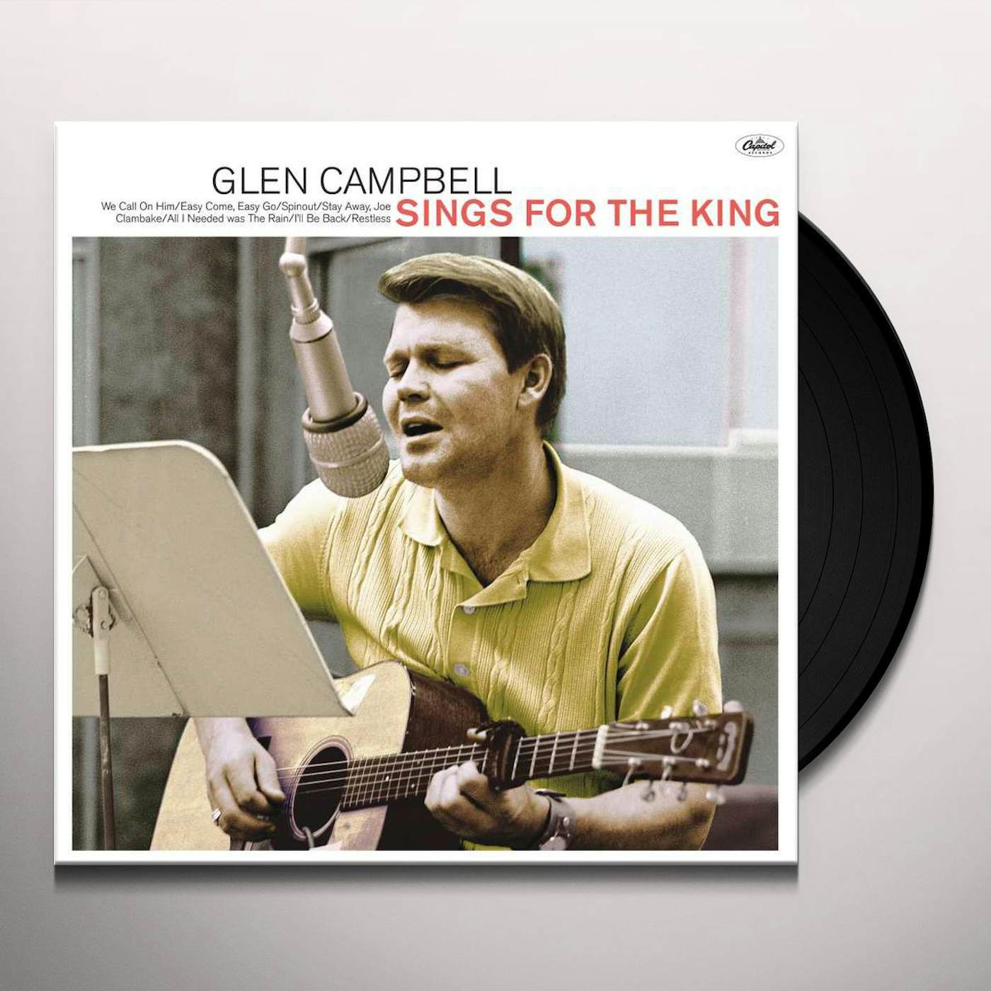 Glen Campbell GLEN SINGS FOR THE KING Vinyl Record