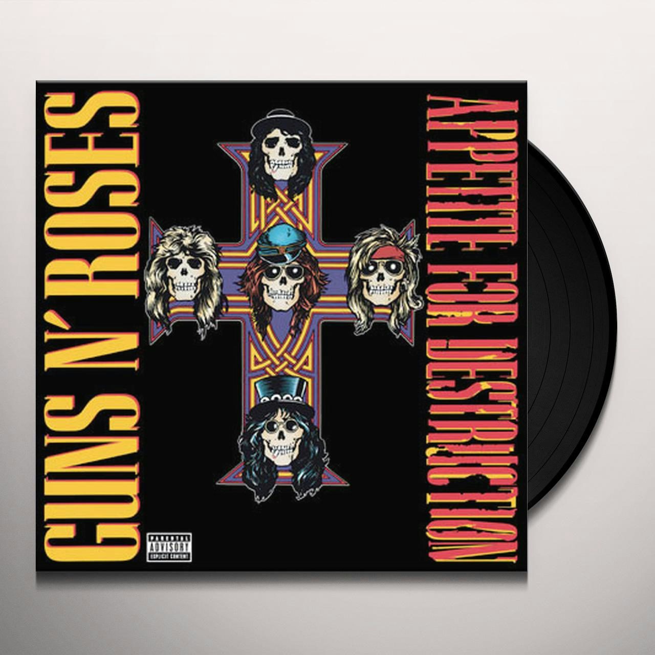 Guns N' Roses Appetite For Destruction (LP) Vinyl Record