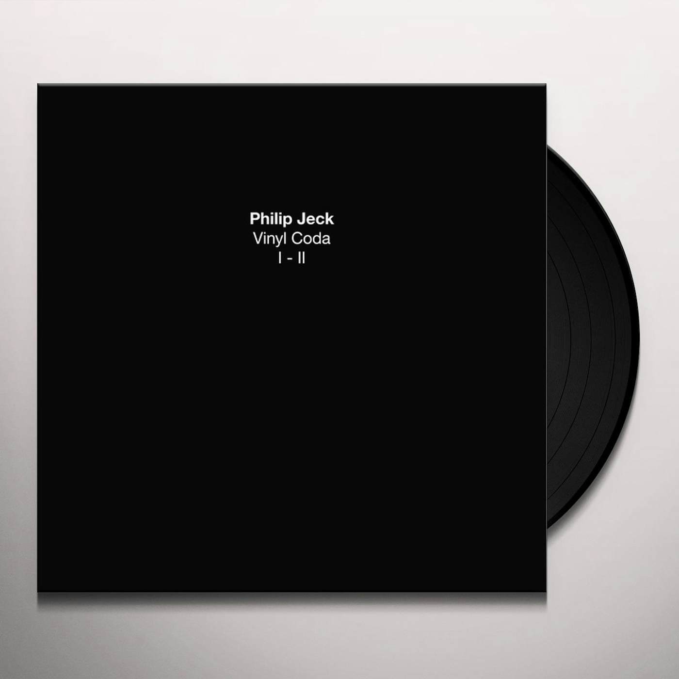 Philip Jeck VINYL CODA I-II Vinyl Record