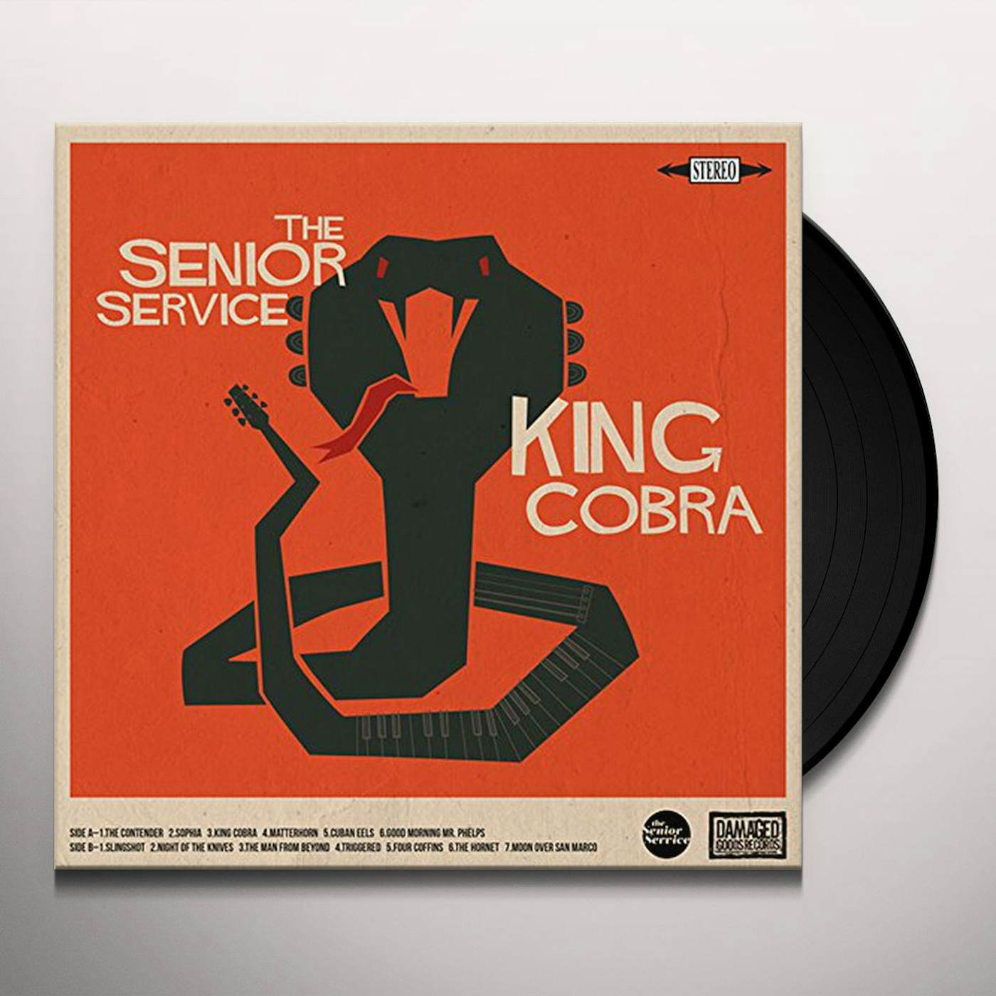 The Senior Service KING COBRA - Original Soundtrack Vinyl Record