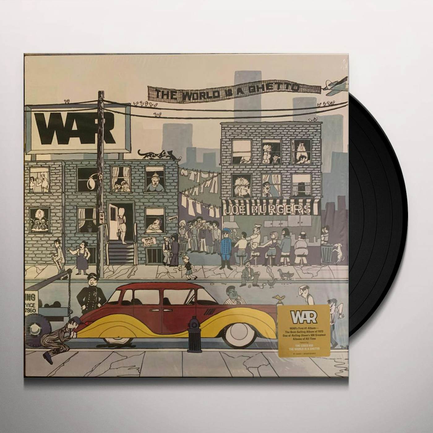 War WORLD IS A GHETTO Vinyl Record