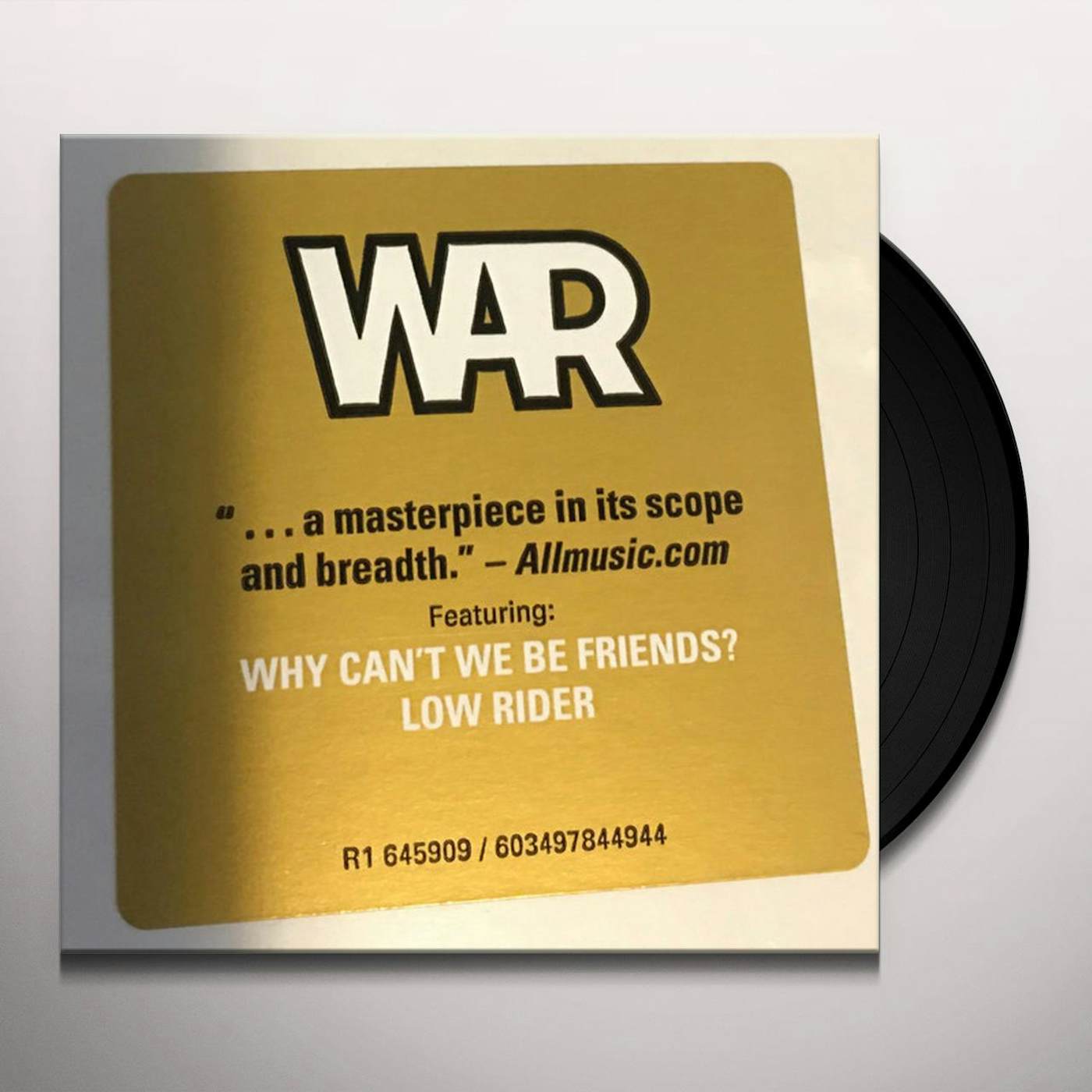 War Why Can't We Be Friends? Vinyl Record