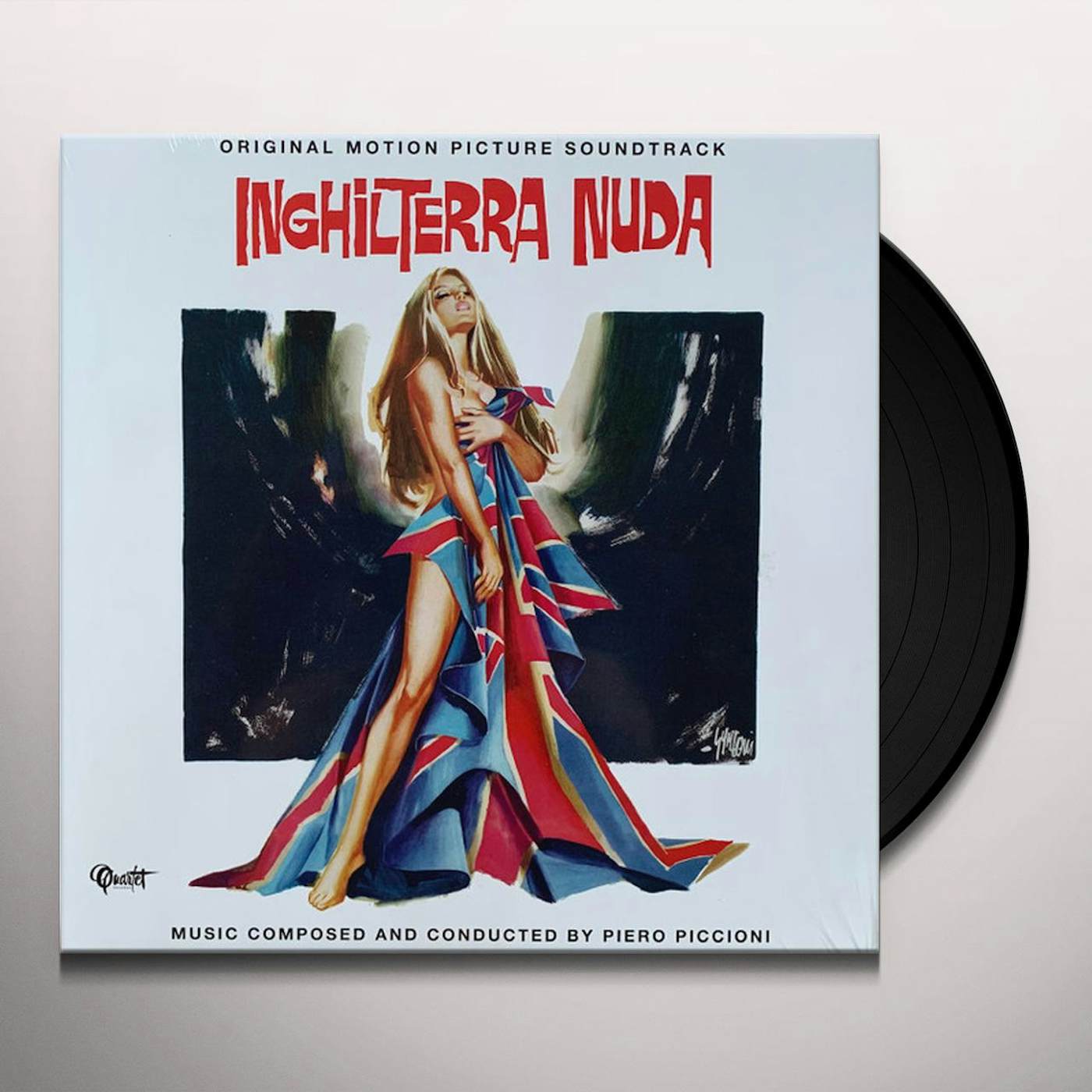 Piero Piccioni INGHILTERRA NUDA / Original Soundtrack Vinyl Record