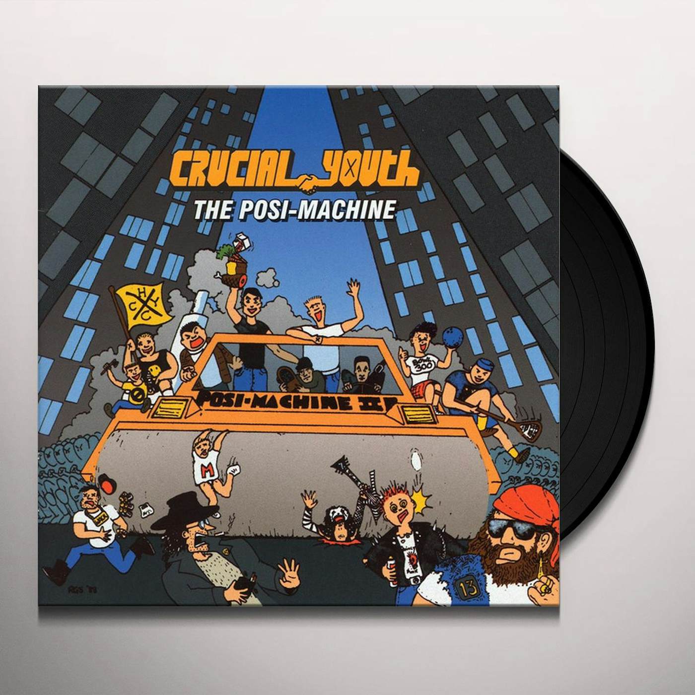 Crucial Youth POSI MACHINE Vinyl Record