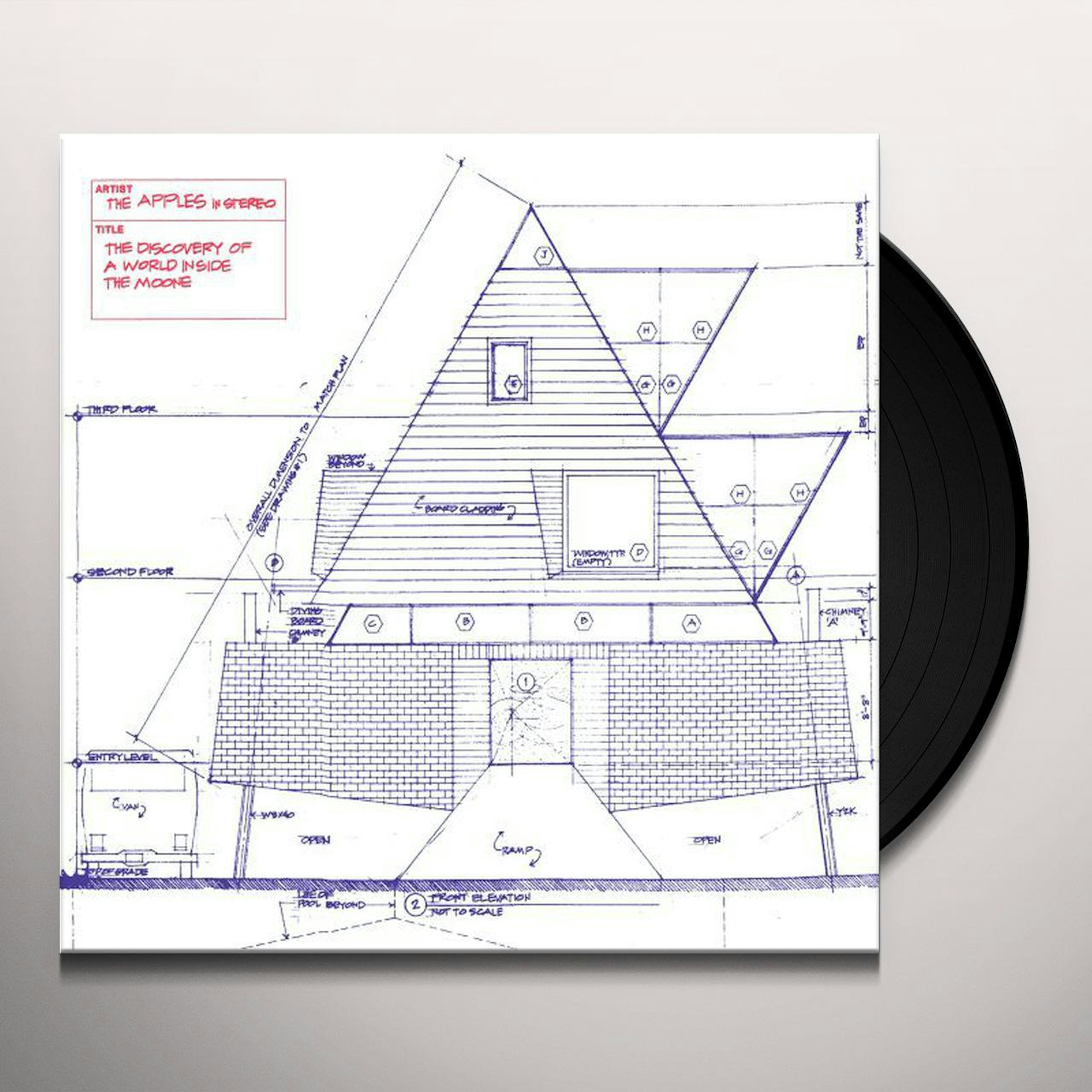 The Apples In Stereo DISCOVERY OF A WORLD INSIDE THE MOONE Vinyl Record