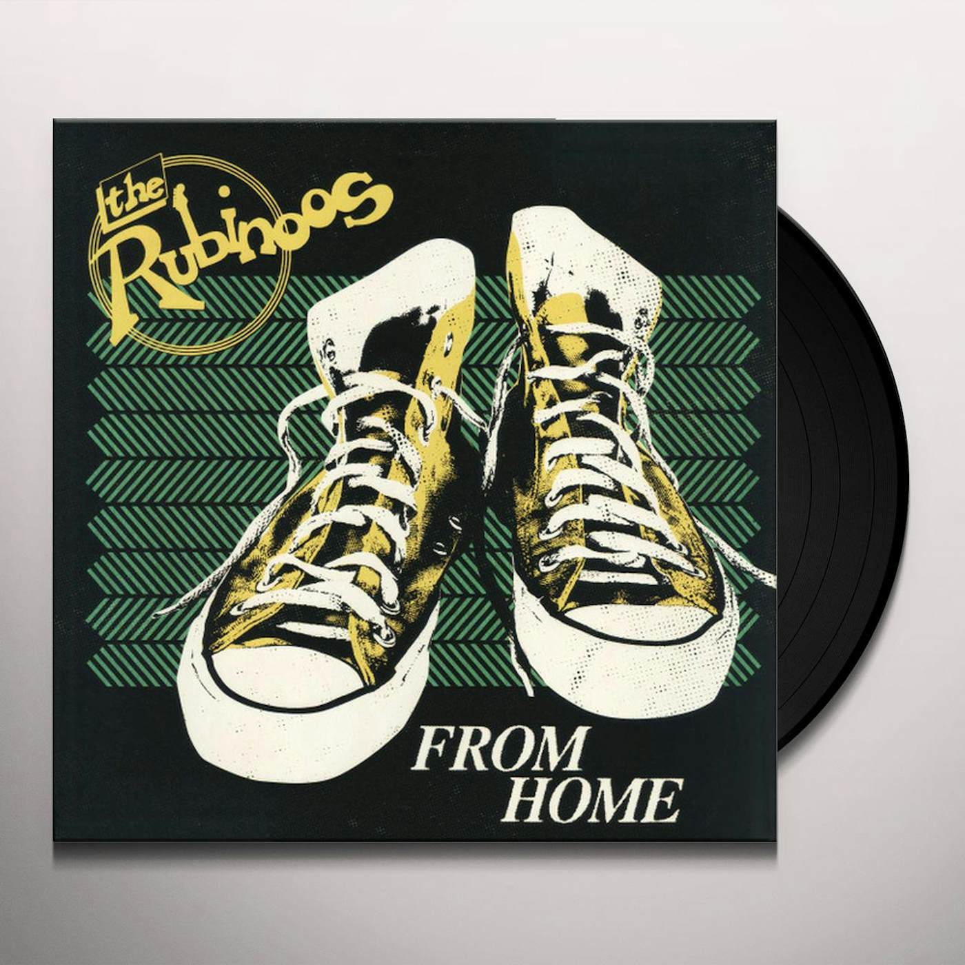 The Rubinoos FROM HOME (BLACK/YELLOW SPLATTER VINYL/DL CARD) Vinyl Record