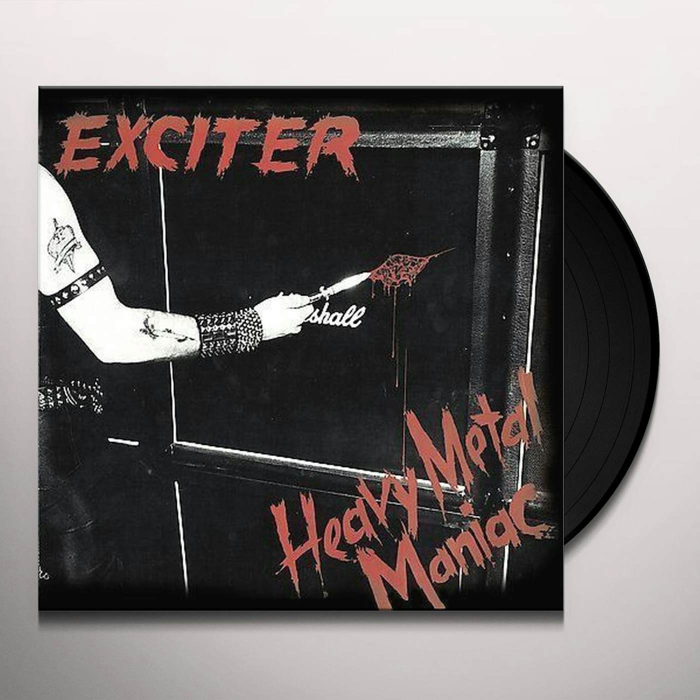 Exciter HEAVY METAL MANIAC (SILVER VINYL) Vinyl Record