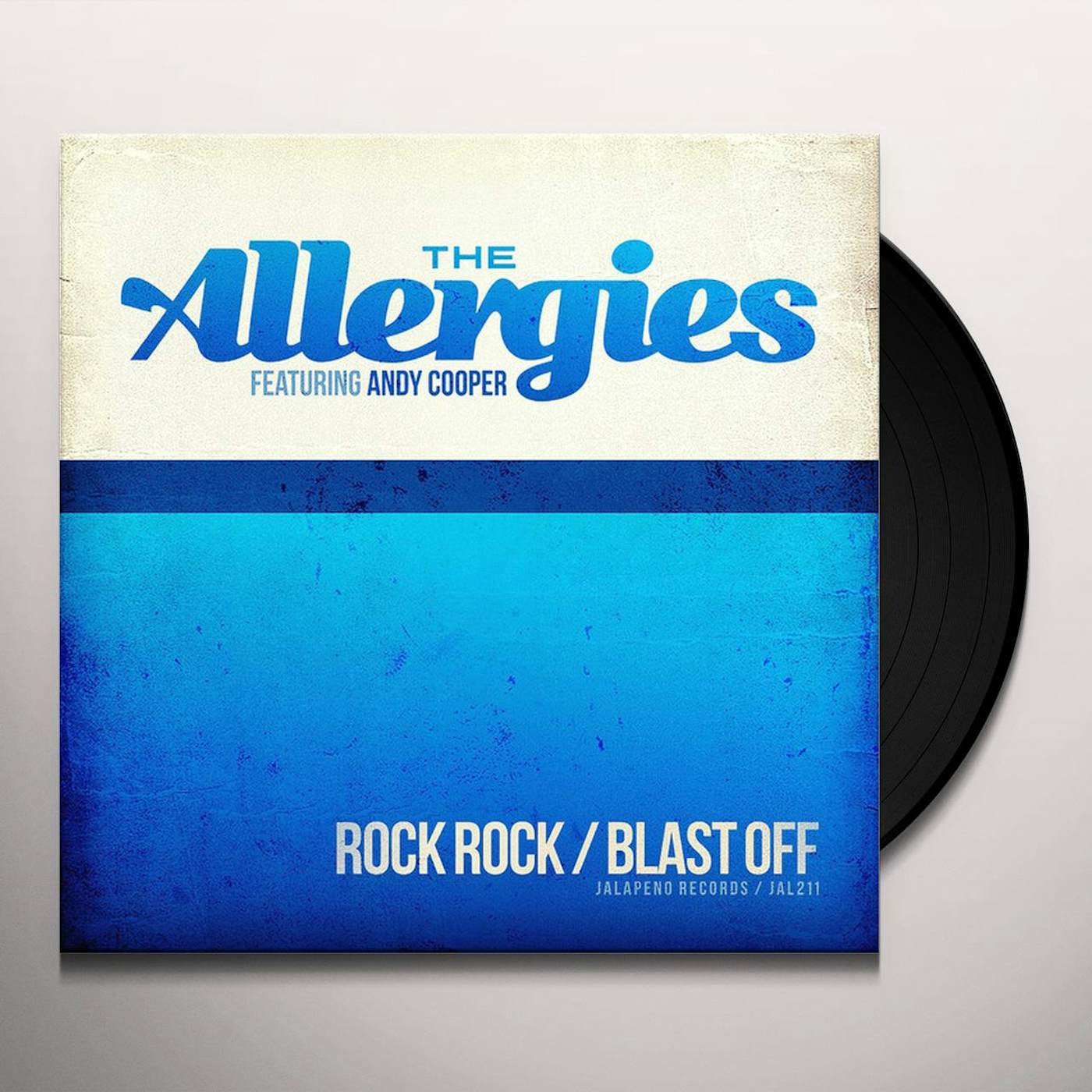The Allergies Rock Rock / Blast Off Vinyl Record