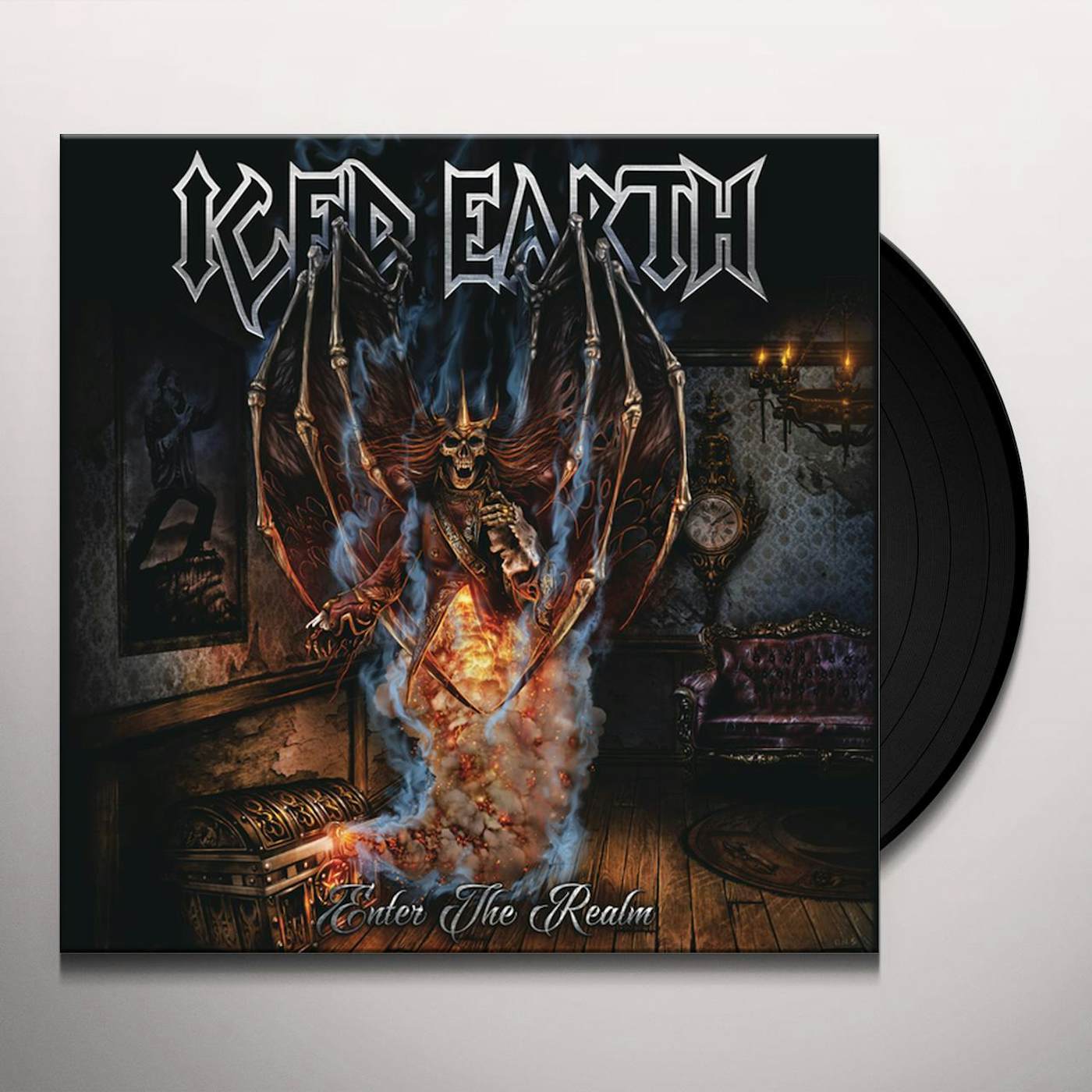 Iced Earth ENTER THE REALM - EP (180G/ SIDE B ETCHED VINYL) Vinyl Record