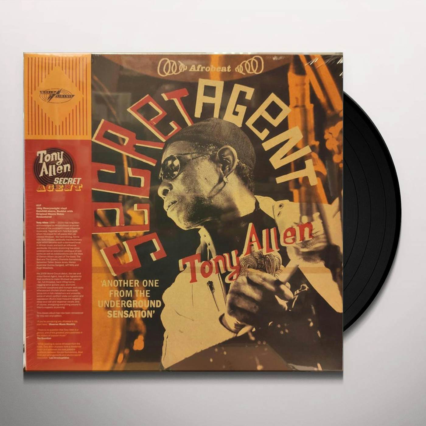 Tony Allen SECRET AGENT (2022 REMASTER/2LP/180G) Vinyl Record
